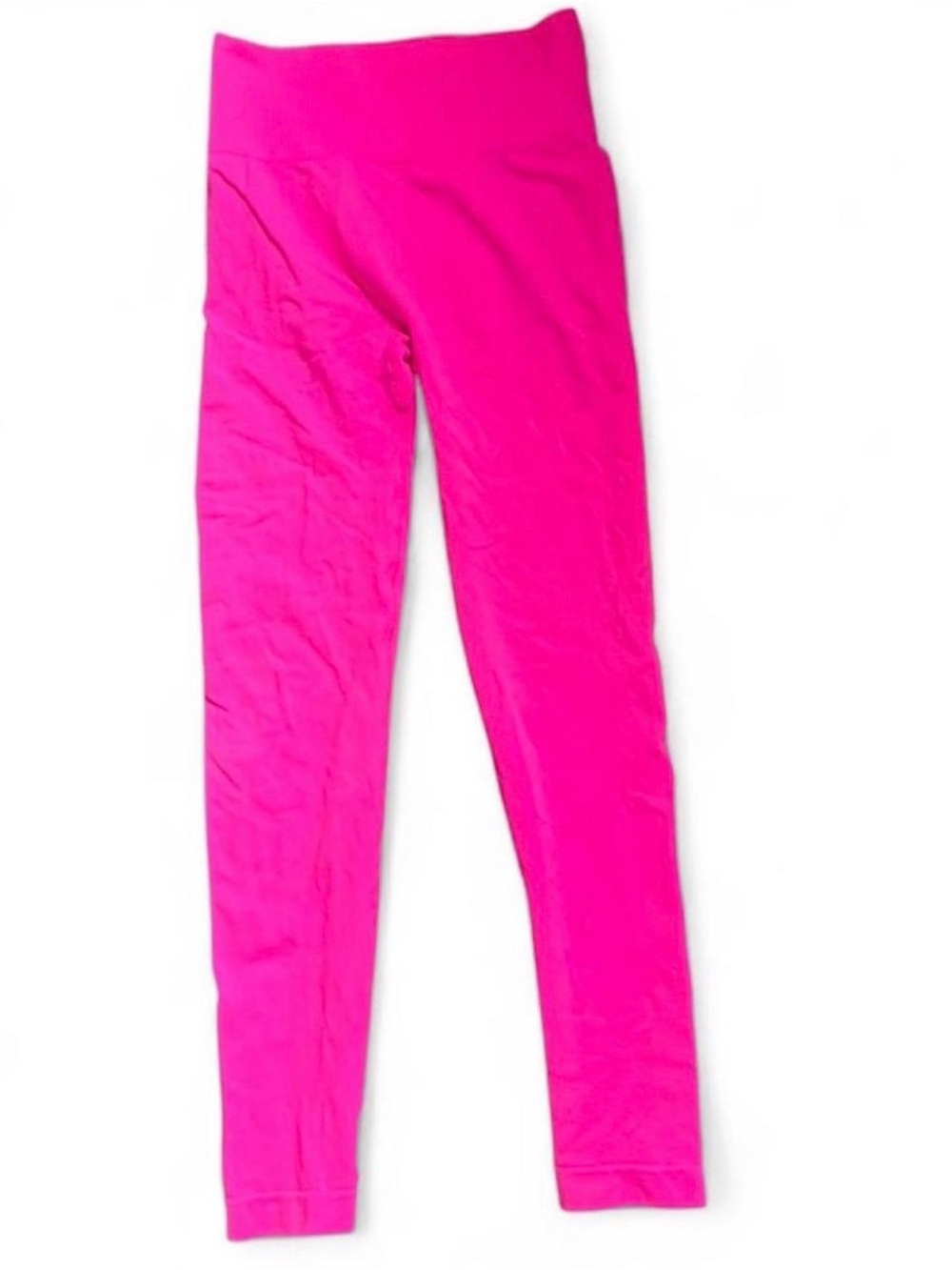 Women’s full length workout leggings in hot pink